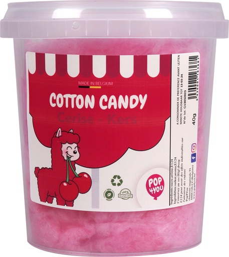 Barbe à papa Cerise 40g (x 12)