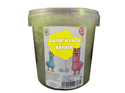 Barbe à papa Banane 40g (x12)