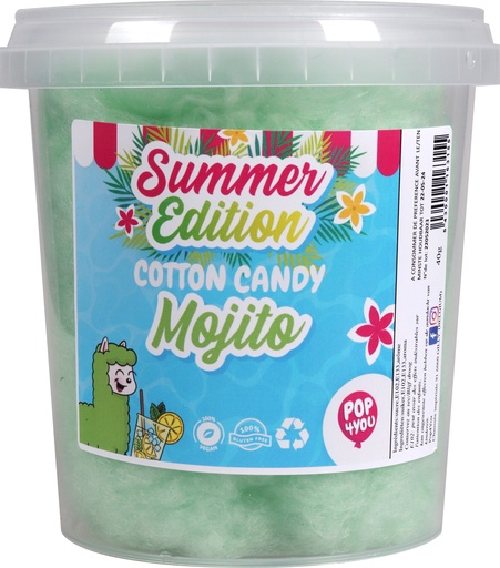 Barbe à papa Mojito 40g (x12)