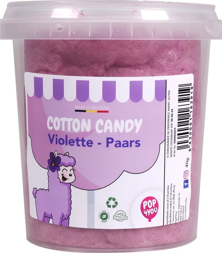 Barbe à papa violette 40g (x12)