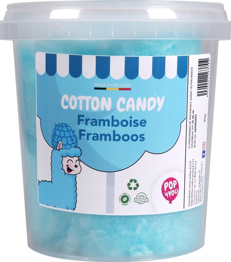 Barbe à papa Framboise 40g (x12)