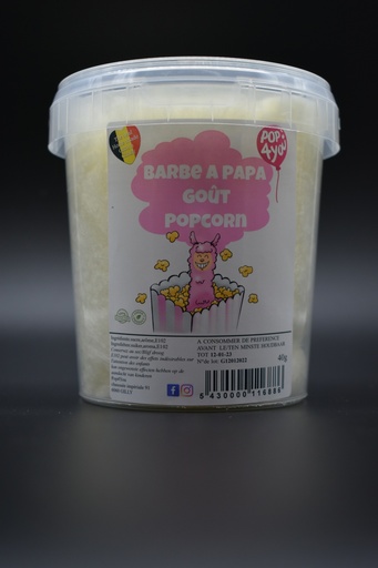 Barbe à papa Popcorn 40g (x8)