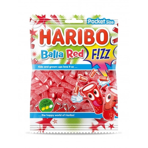 Balla Red Fizz 28 x 70g Haribo