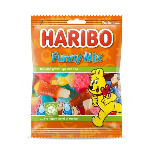 Funny Mix 75g X 28 Haribo Veggie 