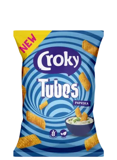 Croky Tube Paprika 25g x 25