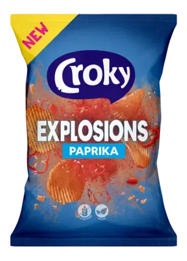 Croky Explosion Paprika 40g x 20