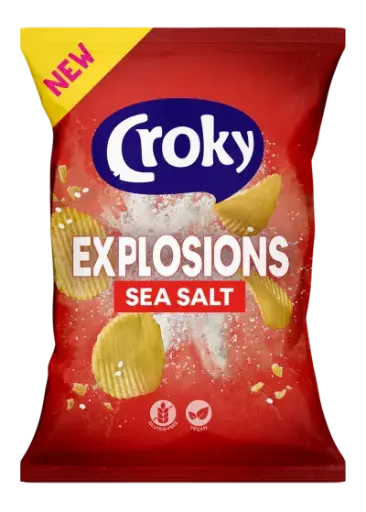 Croky explosion sea salt 40g x 20